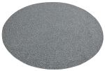 Kusový koberec Braided 105551 Light Grey kruh – na ven i na doma - 150x150 (průměr) kruh cm