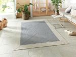 Kusový koberec Braided 105555 Grey Creme – na ven i na doma - 80x200 cm