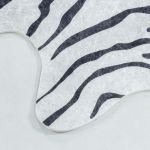 Kusový koberec Etosha 4111 black (tvar kožešiny) - 150x200 tvar kožešiny cm