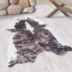 Kusový koberec Etosha 4113 brown (tvar kožešiny) - 150x200 tvar kožešiny cm