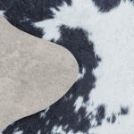 Kusový koberec Etosha 4114 black (tvar kožešiny) - 100x135 tvar kožešiny cm