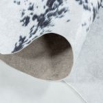 Kusový koberec Etosha 4114 black (tvar kožešiny) - 150x200 tvar kožešiny cm