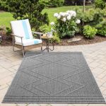 Kusový koberec Patara 4954 Grey – na ven i na doma - 80x250 cm
