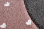 Dětský kusový koberec Petit Flamingos hearts pink - 120x170 cm