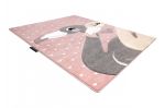 Dětský kusový koberec Petit Flamingos hearts pink - 120x170 cm