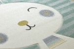 Dětský kusový koberec Petit Rabbit green - 80x150 cm