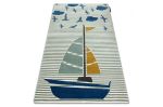 Dětský kusový koberec Petit Sail boat green - 160x220 cm