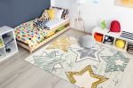 Dětský kusový koberec Petit Stars green - 160x220 cm