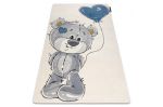 Dětský kusový koberec Petit Teddy bear cream - 140x190 cm