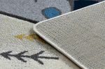 Dětský kusový koberec Petit Tipi grey - 180x270 cm