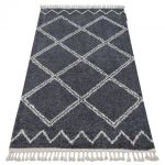 Kusový koberec Berber Asila B5970 grey and white - 200x290 cm