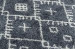 Kusový koberec Berber Tanger B5940 grey and white - 140x190 cm