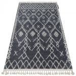Kusový koberec Berber Tanger B5940 grey and white - 120x170 cm