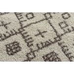Kusový koberec Berber Tanger B5940 cream and brown kruh - 120x120 (průměr) kruh cm