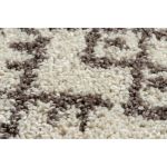 Kusový koberec Berber Tanger B5940 cream and brown kruh - 120x120 (průměr) kruh cm