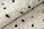 Kusový koberec Berber Syla B752 dots cream kruh - 160x160 (průměr) kruh cm