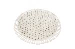 Kusový koberec Berber Syla B752 dots cream kruh - 120x120 (průměr) kruh cm