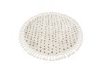 Kusový koberec Berber Syla B752 dots cream kruh - 160x160 (průměr) kruh cm