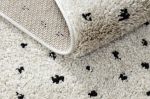 Běhoun Berber Syla B752 dots cream - 60x200 cm