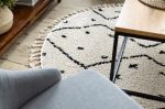 Kusový koberec Berber Tetuan B751 cream kruh - 160x160 (průměr) kruh cm