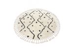 Kusový koberec Berber Tetuan B751 cream kruh - 160x160 (průměr) kruh cm
