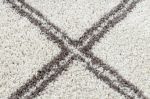Kusový koberec Berber Asila cream and brown kruh - 120x120 (průměr) kruh cm