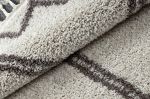 Kusový koberec Berber Asila cream and brown kruh - 160x160 (průměr) kruh cm