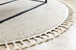 Kusový koberec Berber 9000 cream kruh - 160x160 (průměr) kruh cm