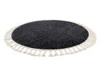 Kusový koberec Berber 9000 grey kruh - 160x160 (průměr) kruh cm