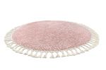 Kusový koberec Berber 9000 pink kruh - 160x160 (průměr) kruh cm