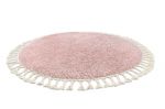 Kusový koberec Berber 9000 pink kruh - 120x120 (průměr) kruh cm
