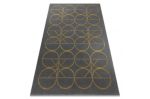 Kusový koberec Emerald 1010 grey and gold - 80x150 cm