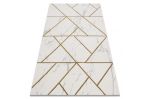 Kusový koberec Emerald geometric 1012 cream and gold - 160x220 cm