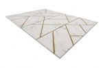 Kusový koberec Emerald geometric 1012 cream and gold - 140x190 cm