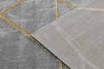 Kusový koberec Emerald geometric 1012 grey and gold - 140x190 cm