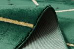 Kusový koberec Emerald geometric 1012 green and gold - 180x270 cm