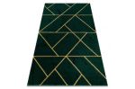 Kusový koberec Emerald geometric 1012 green and gold - 120x170 cm