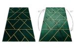 Kusový koberec Emerald geometric 1012 green and gold - 140x190 cm