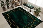 Kusový koberec Emerald 1022 green and gold - 160x220 cm