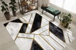 Kusový koberec Emerald 1015 black and gold - 120x170 cm