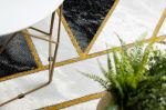 Kusový koberec Emerald 1015 black and gold - 80x150 cm