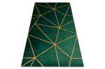 Kusový koberec Emerald 1013 green and gold - 140x190 cm