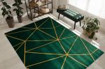 Kusový koberec Emerald 1013 green and gold - 200x290 cm