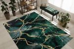 Kusový koberec Emerald 1018 green and gold - 80x150 cm