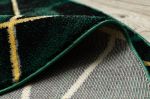 Kusový koberec Emerald 1022 green and gold kruh - 120x120 (průměr) kruh cm