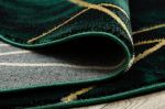Kusový koberec Emerald 1022 green and gold kruh - 160x160 (průměr) kruh cm
