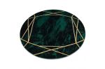 Kusový koberec Emerald 1022 green and gold kruh - 120x120 (průměr) kruh cm