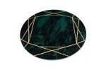 Kusový koberec Emerald 1022 green and gold kruh - 160x160 (průměr) kruh cm