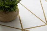 Kusový koberec Emerald 1013 cream and gold kruh - 120x120 (průměr) kruh cm