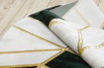 Kusový koberec Emerald 1015 green and gold kruh - 120x120 (průměr) kruh cm